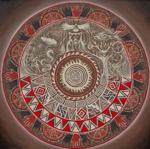 Mandala Gdy Znane Spotyka Nieznane